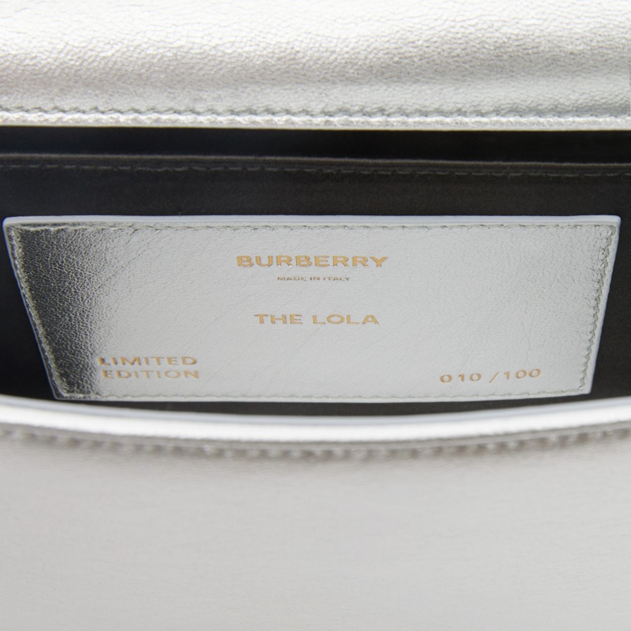 Metallic Quilted Leather Small Lola Bag – Limited Edition - 12