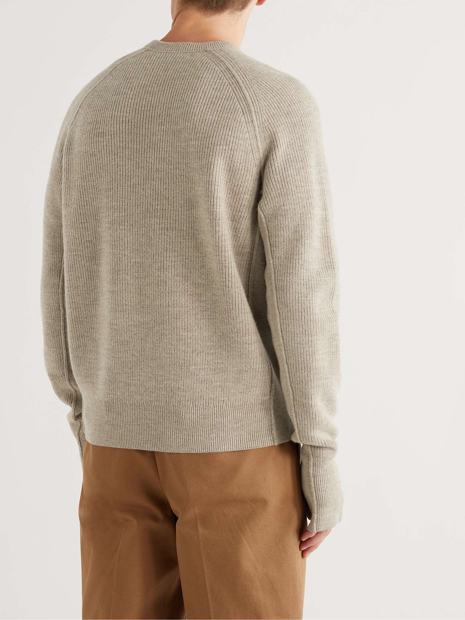 Ribbed Merino Wool Sweater - 4