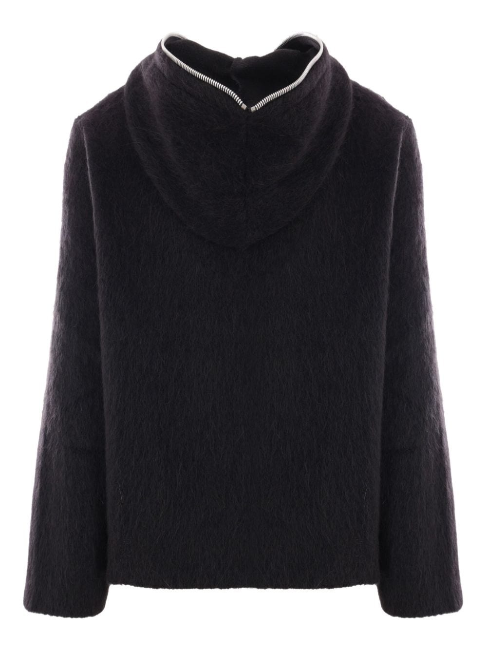 zip-fastening hoodie - 2