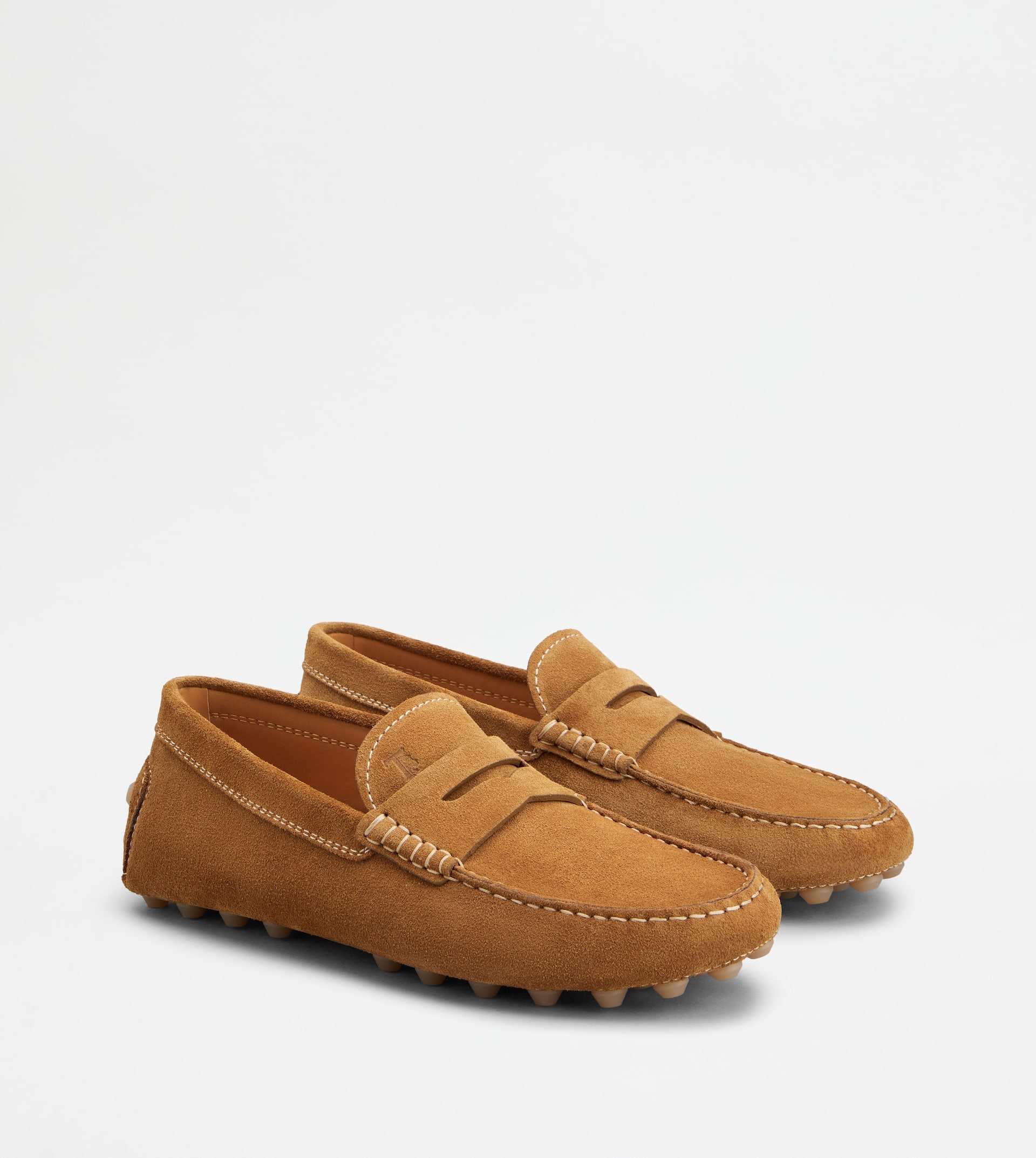 TOD'S GOMMINO BUBBLE IN SUEDE - BROWN - 2