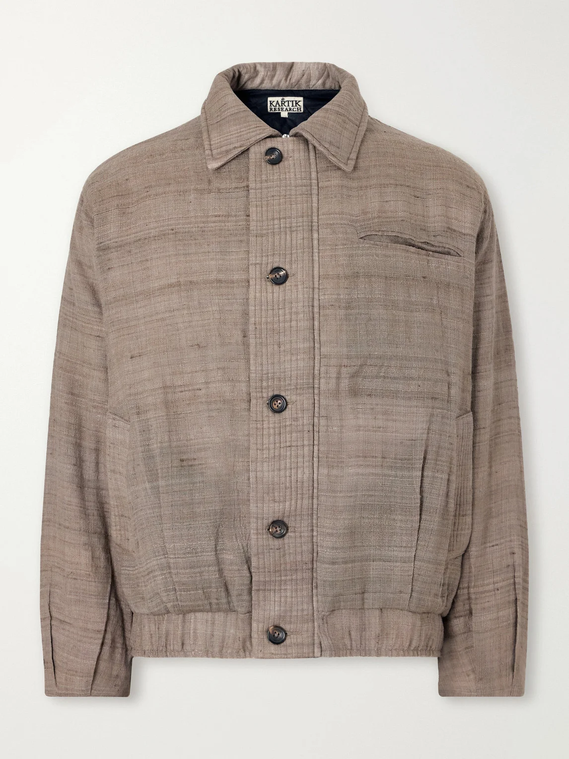 Moni Padded Wool and Silk-Blend Blouson Jacket - 1