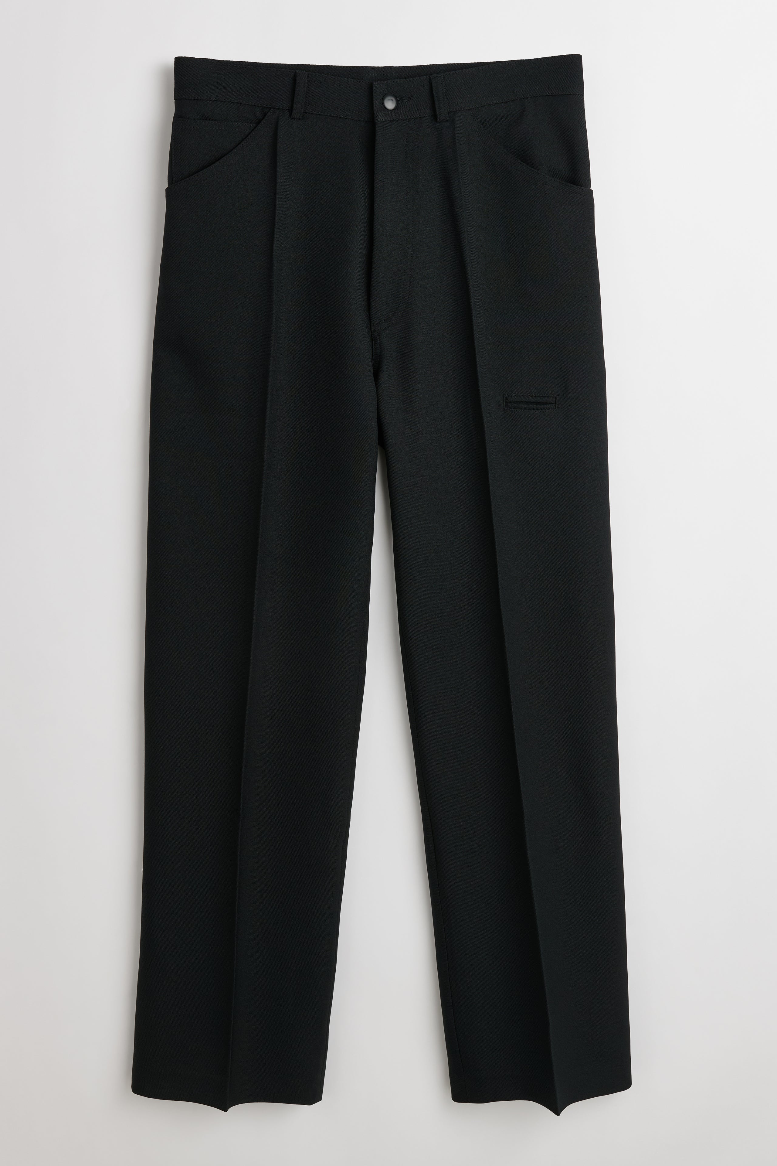 RANDOM IDENTITIES HIGH WAISTED PANTS BLACK - 6
