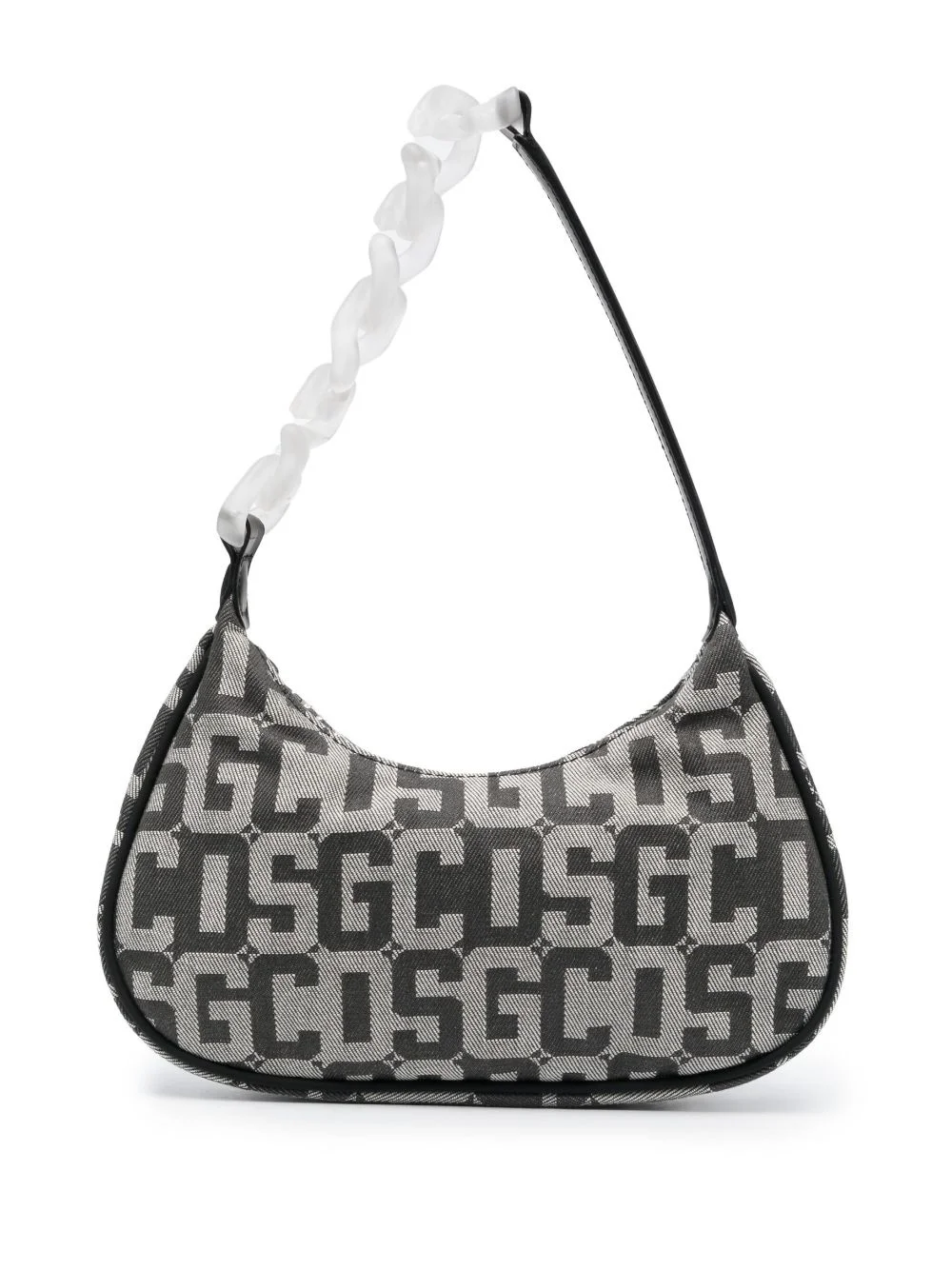 monogram chain-link shoulder bag - 1