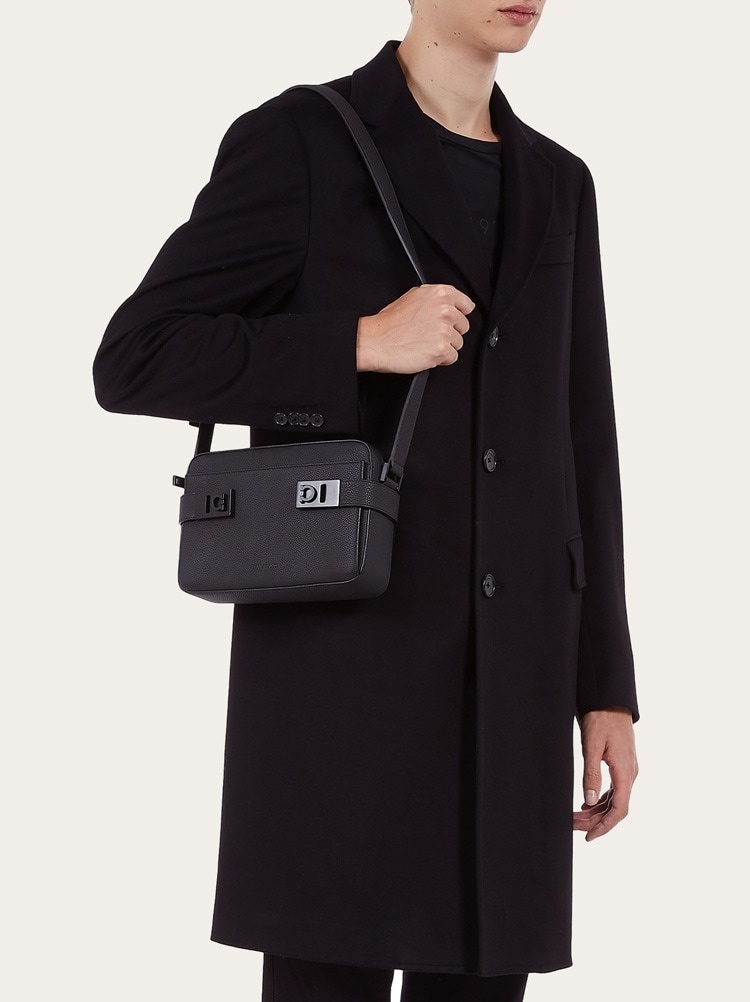 SHOULDER BAG WITH GANCINI BUCKLES - 2