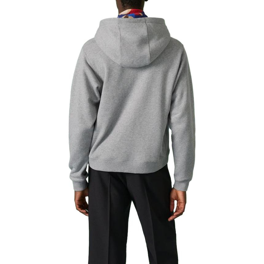 Gucci Cotton Jersey Hooded Sweatshirt 'Grey' 756649-XJFWA-1037 - 3