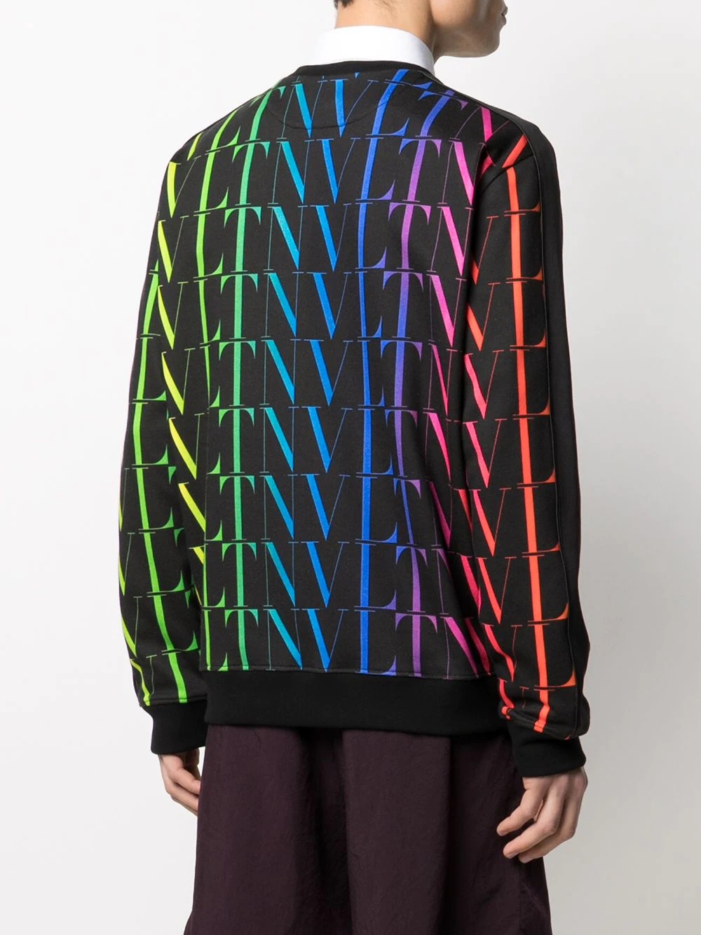 VLTN rainbow crew-neck sweatshirt - 4