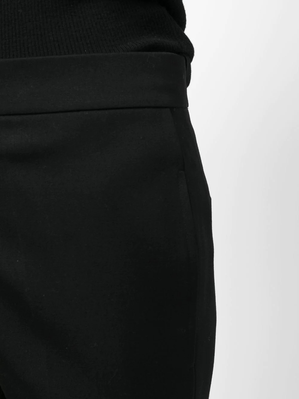 high-waisted cropped trousers - 5