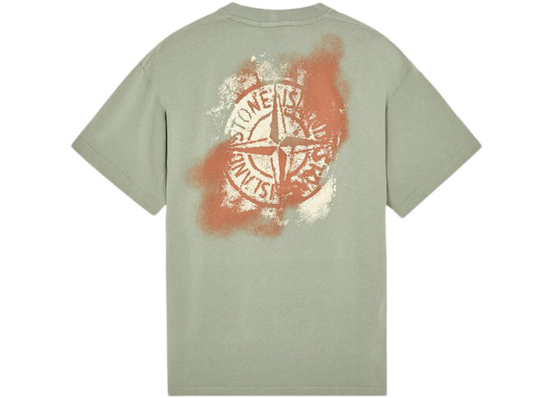 Stone Island Stone Island Short Sleeve Camo One T-Shirt Pistachio outlook