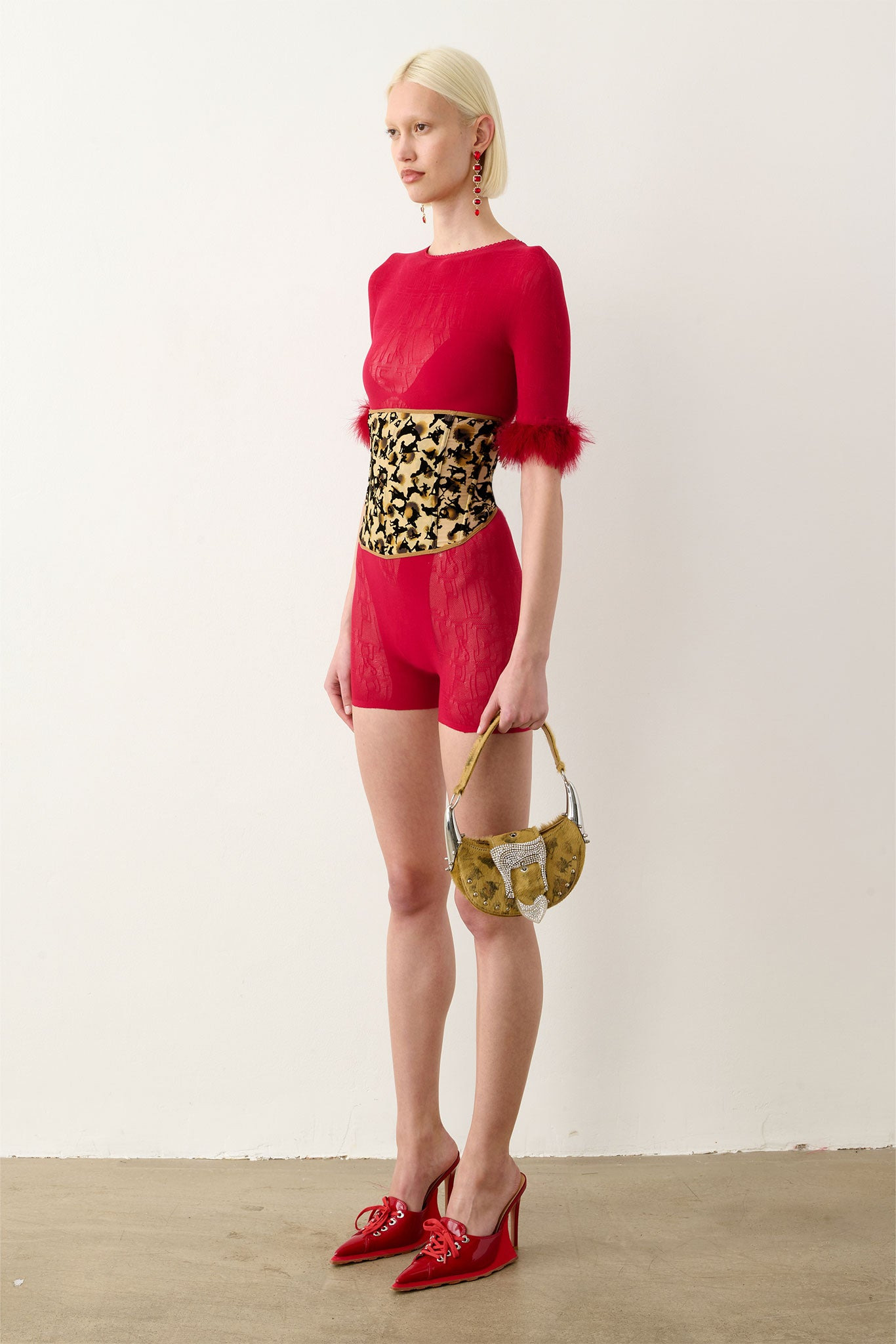 WAIST TRAINER BEIGE LEOPARD PRINT - 3