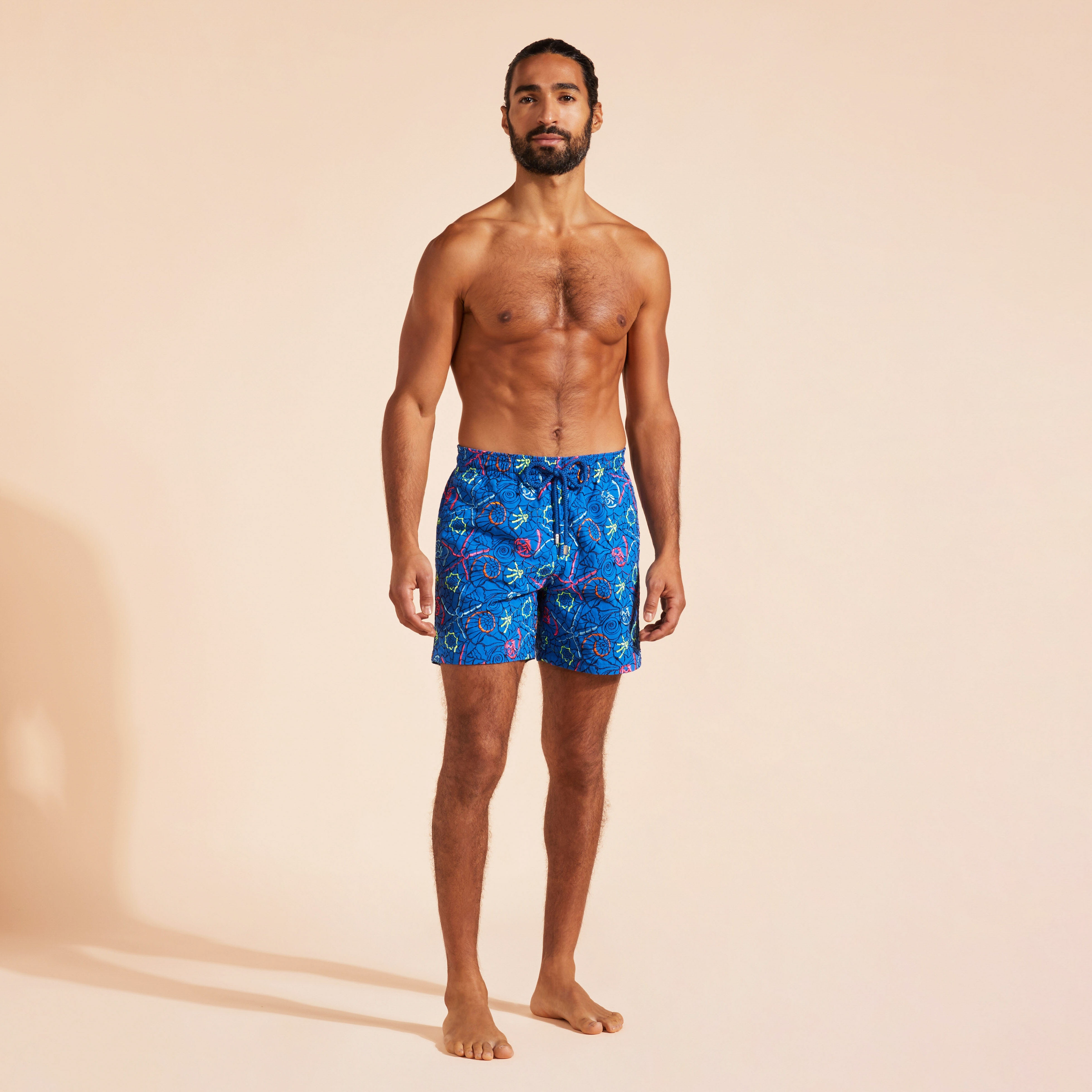 Men Swim Shorts Embroidered Noumea Sea - Limited Edition - 3