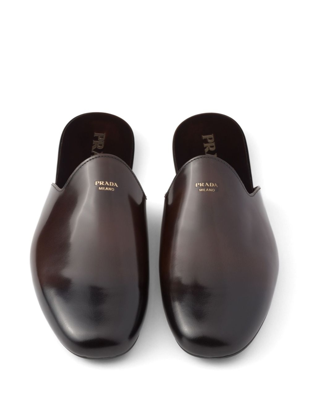 brushed-leather mules - 4