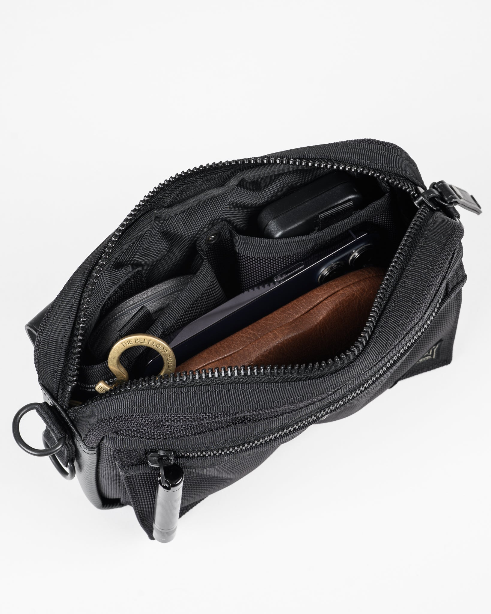 PORTER - YOSHIDA & CO. - HEAT SMALL SHOULDER BAG - BLACK - 15