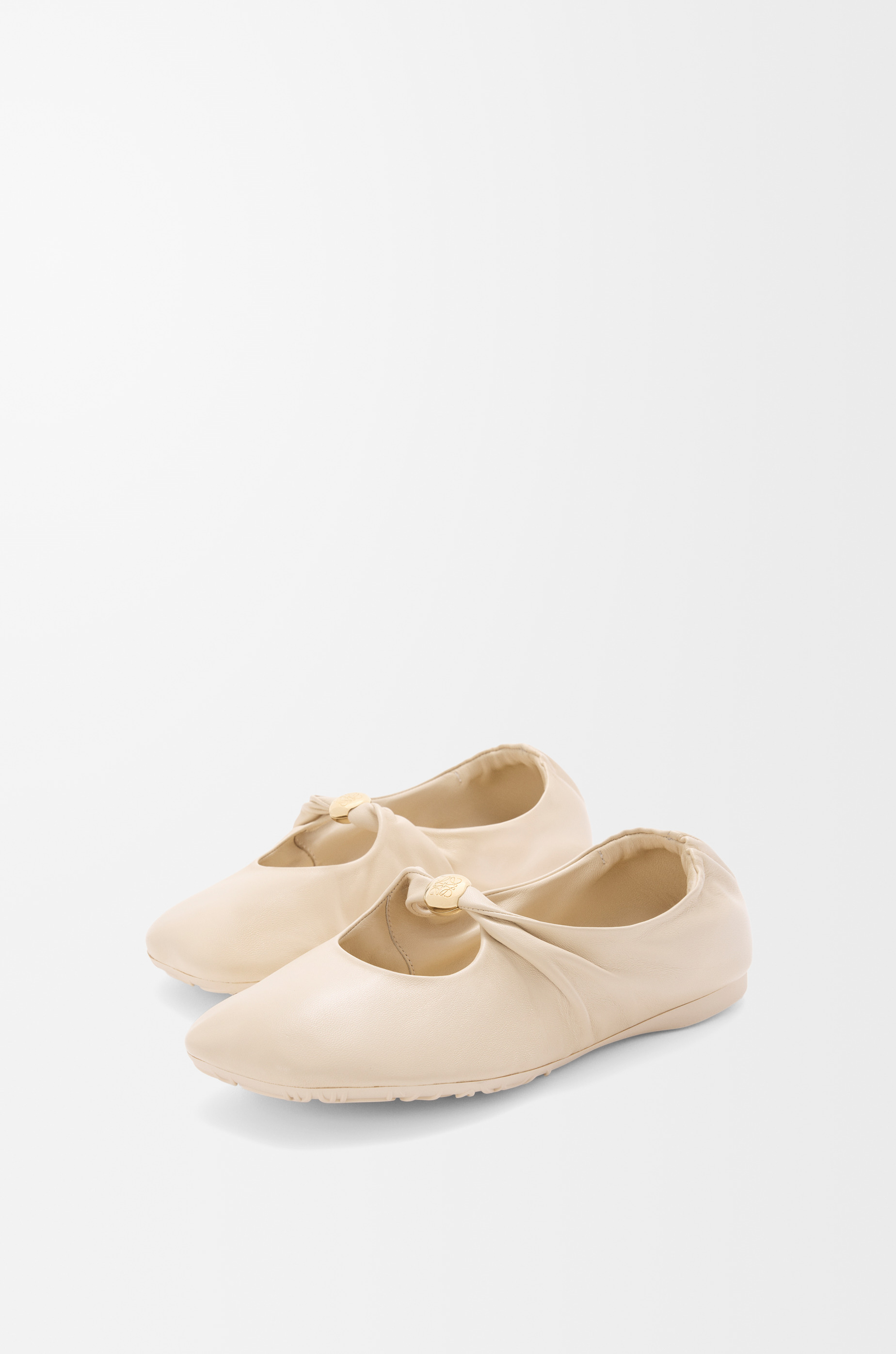 Pebble Soft ballerina in nappa lambskin - 3