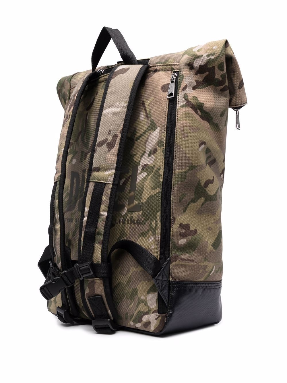 camouflage-print backpack - 3