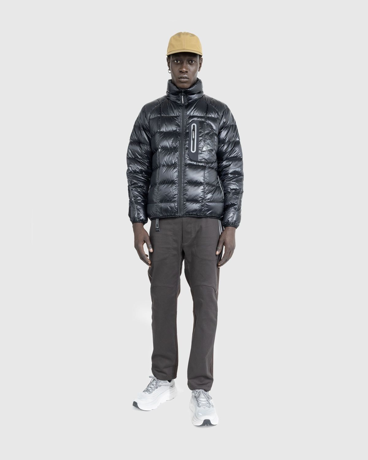 And Wander – Diamond Stitch Down Jacket Black - 3