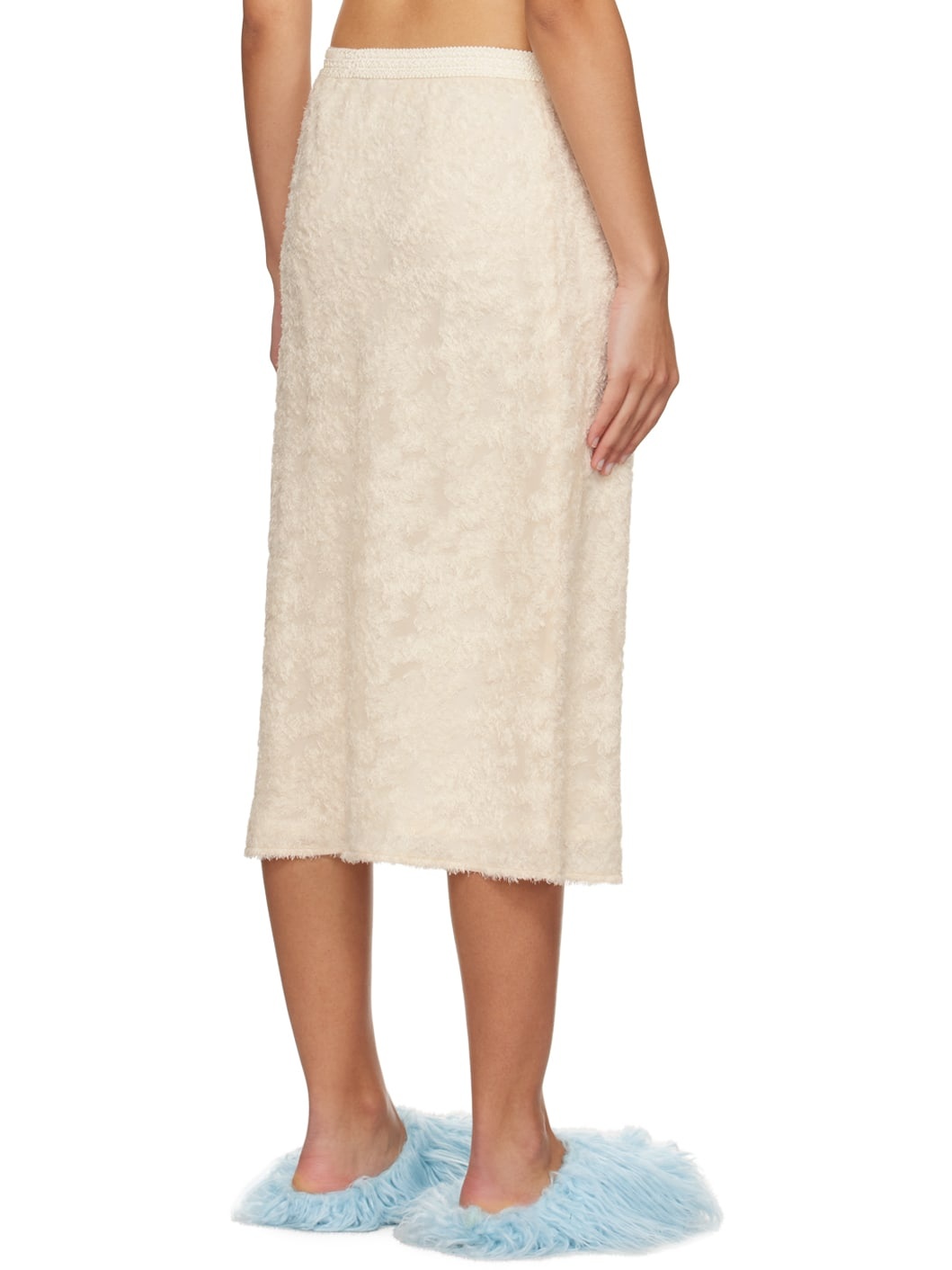 Off-White Shaggy Midi Skirt - 3