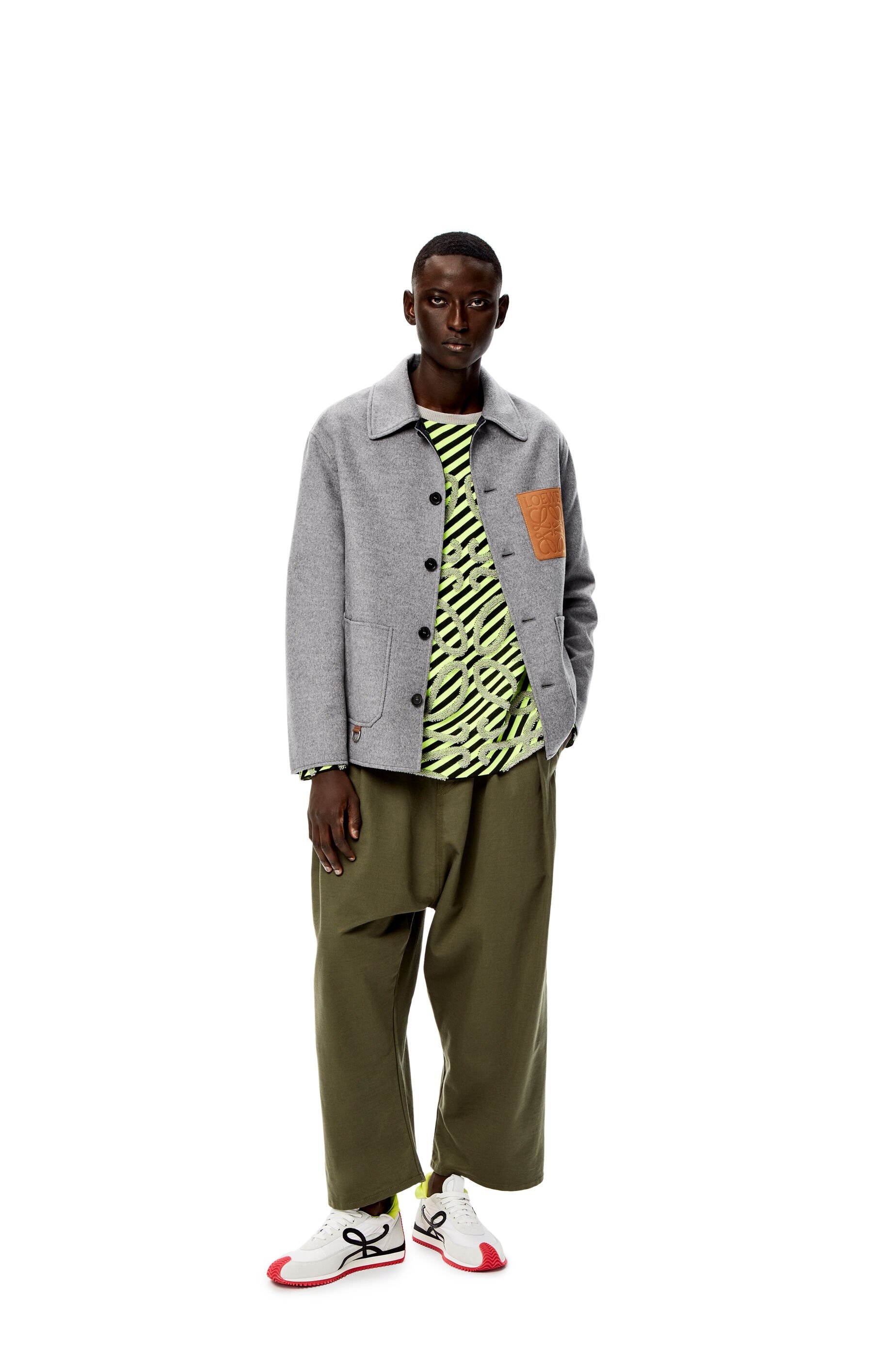 Workwear jacket in wool and cashmere - 2