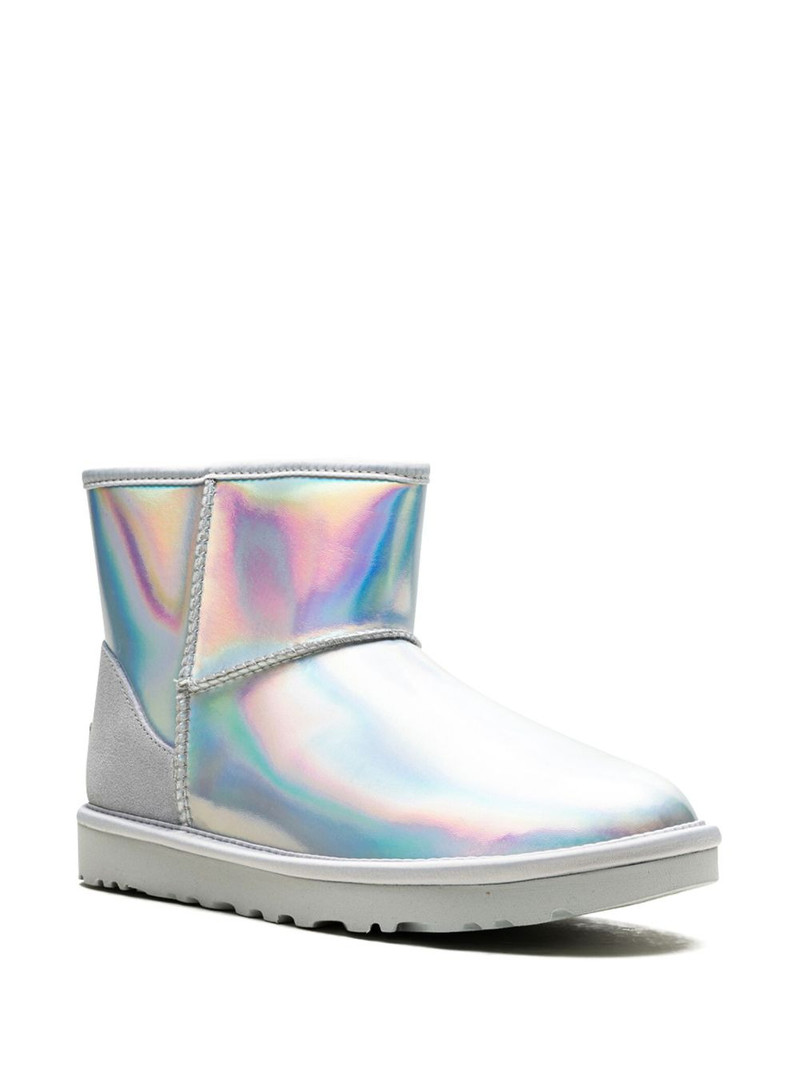 UGG Classic Mini Iridescent "Glacier Grey" boots outlook