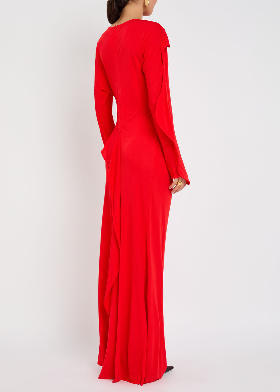 Victoria Beckham Draped Jersey Gown - 3