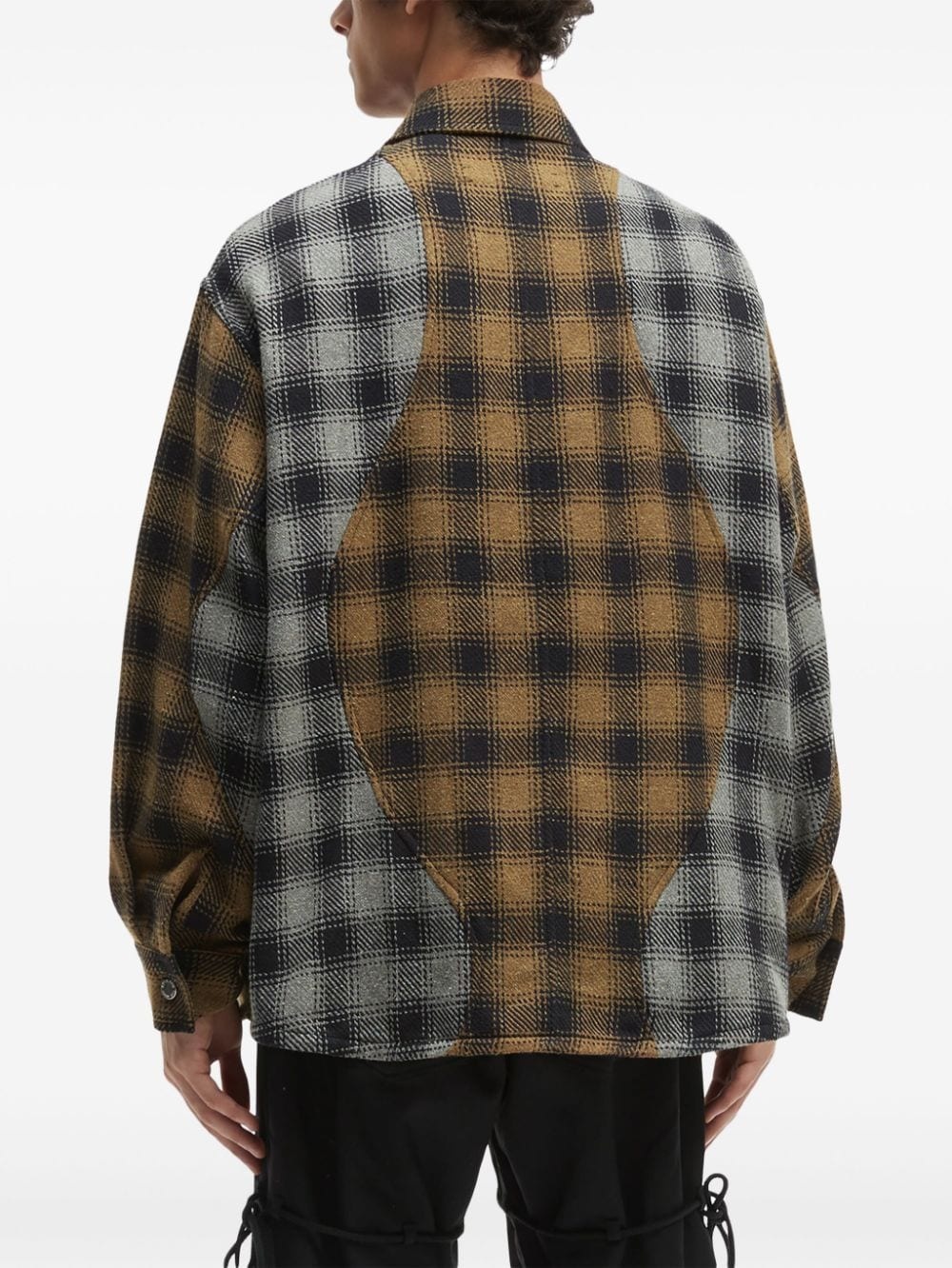 tartan-pattern shirt - 4