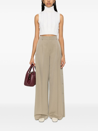 Max Mara Segale high-waist wide-leg trousers outlook