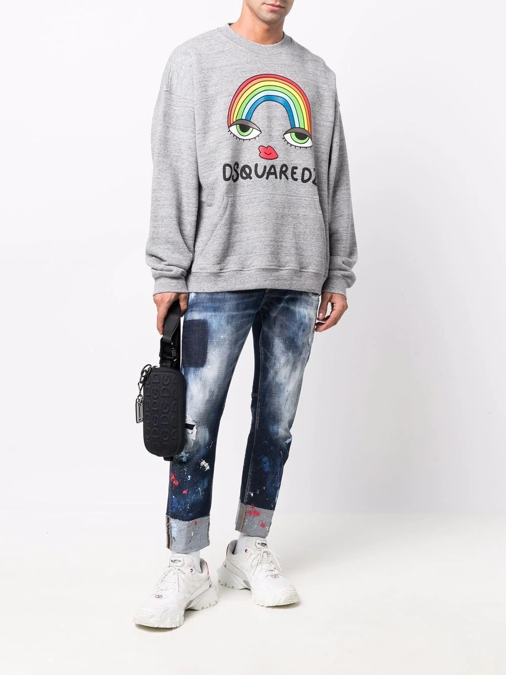 graphic-print sweatshirt - 2