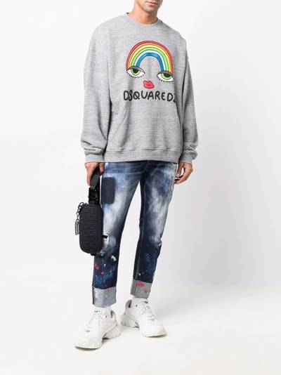 DSQUARED2 graphic-print sweatshirt outlook