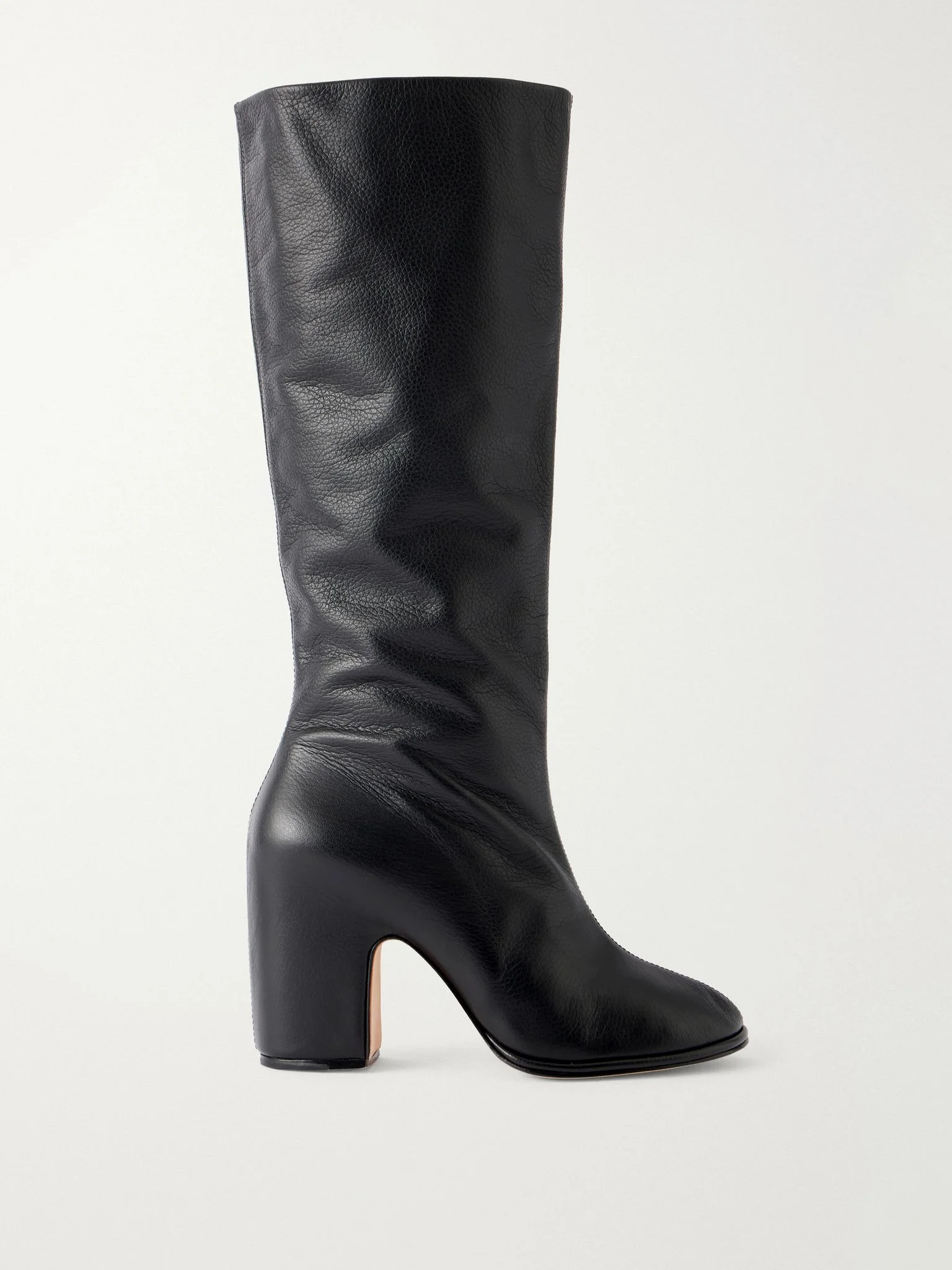High Arch leather knee boots Black - 1