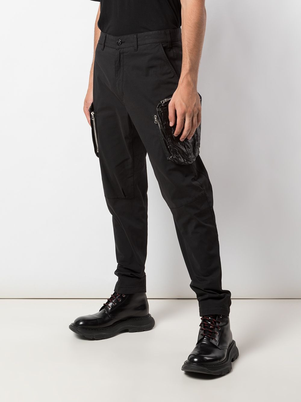 side cargo pocket trousers - 3