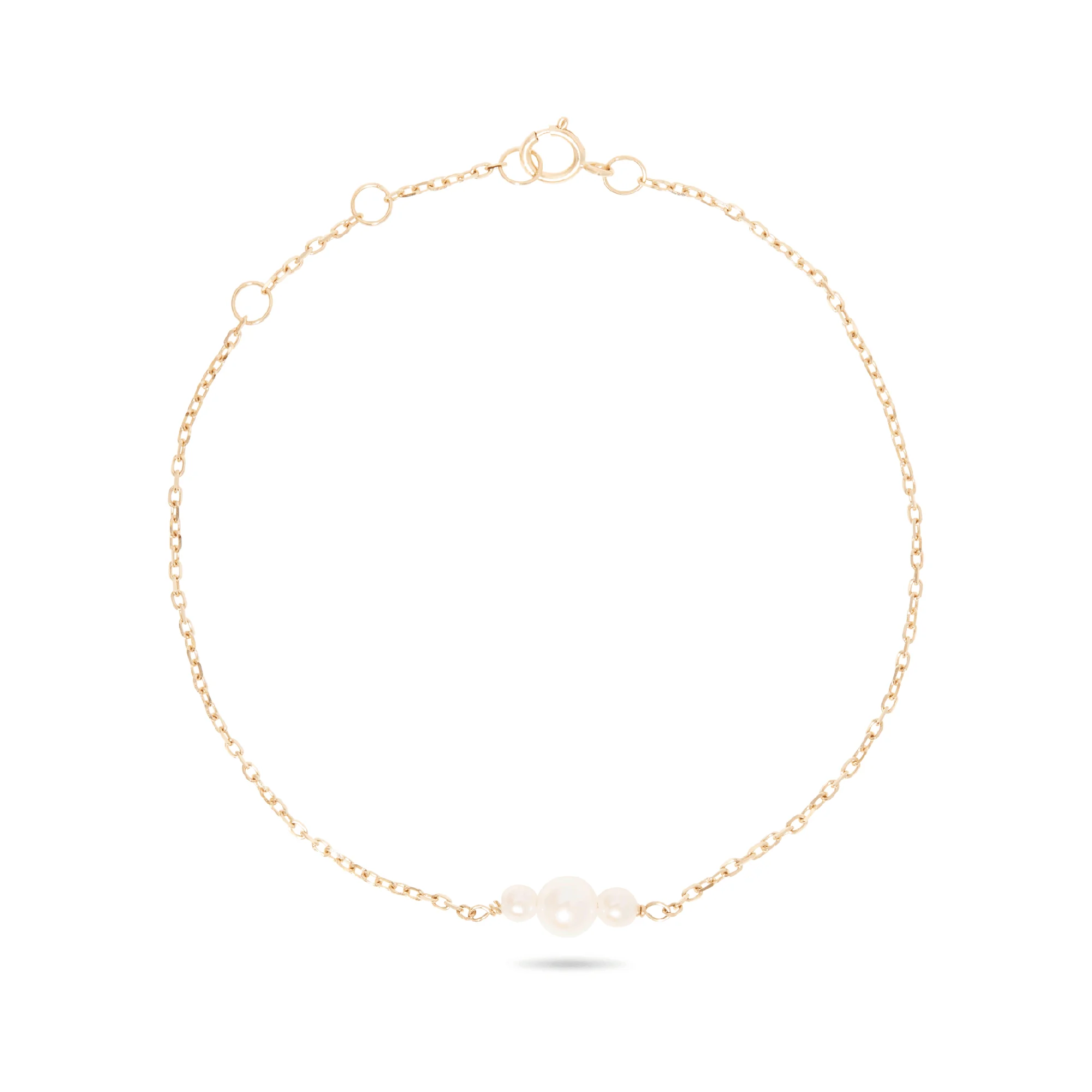Pearl Trio Bracelet - 1