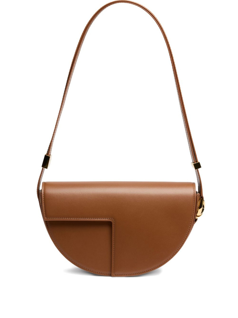 Le Patou half-moon leather shoulder bag 1