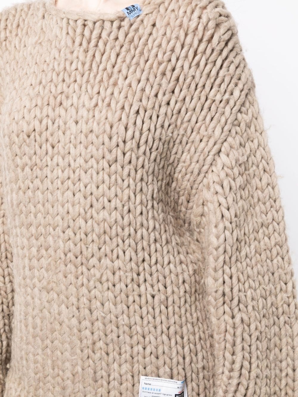 chunky-knit pullover jumper - 5