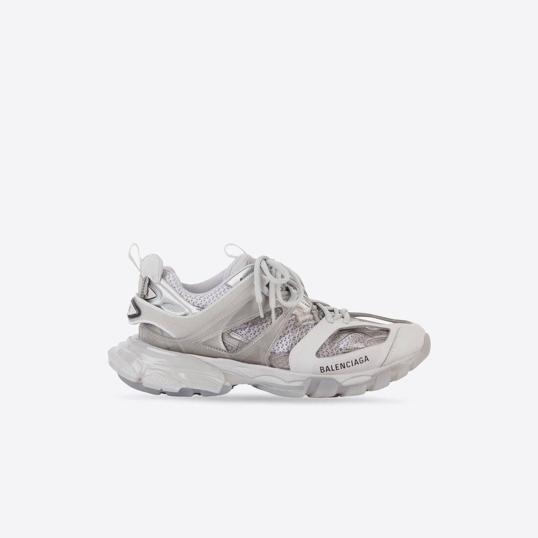 Women's Track Clear Sole Sneaker in Grey - 1