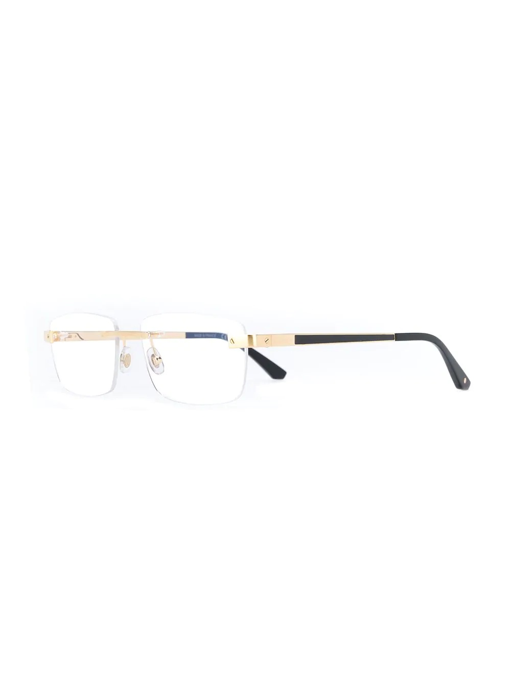 rectangular frame glasses - 2