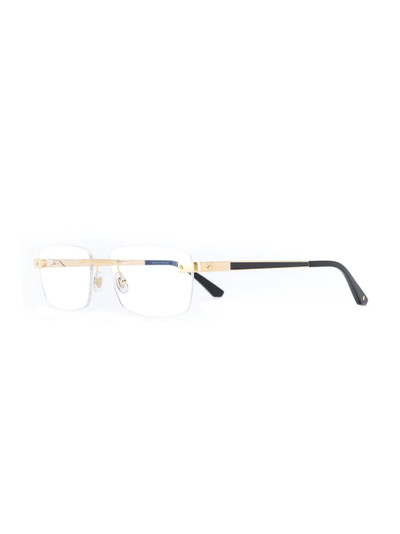 Cartier rectangular frame glasses outlook