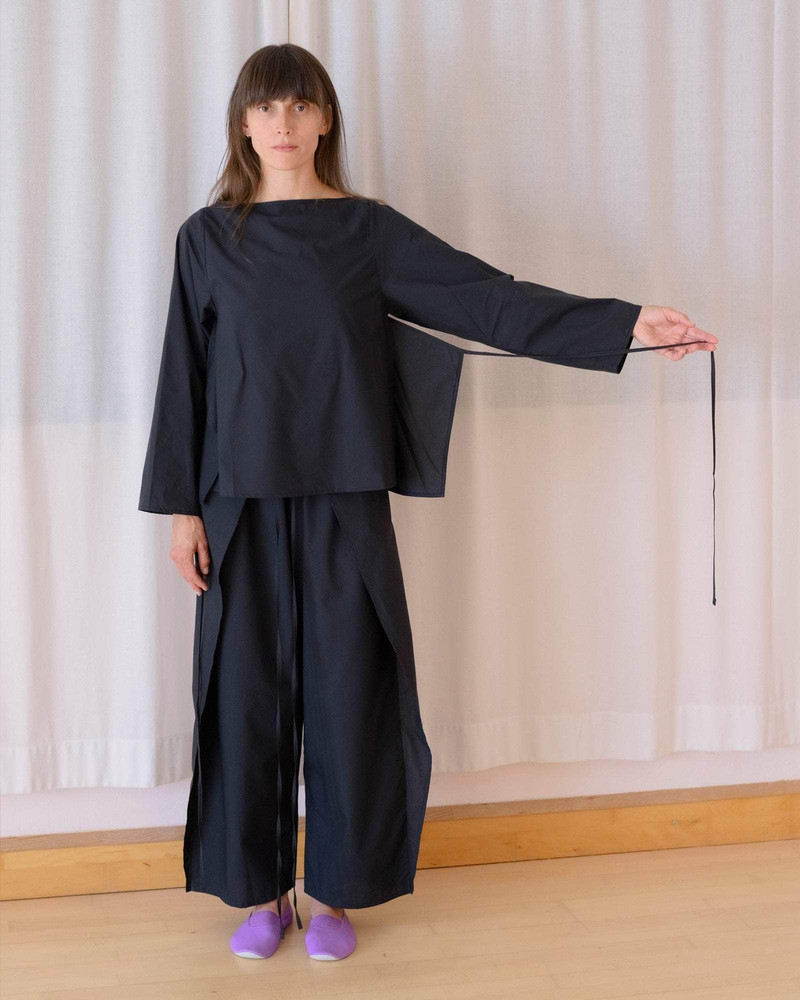 Decti Long Sleeve Top - Organic Cotton Poplin 5