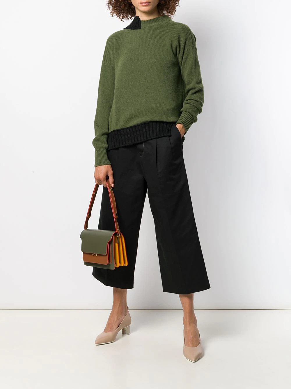 asymmetric knitted jumper - 2