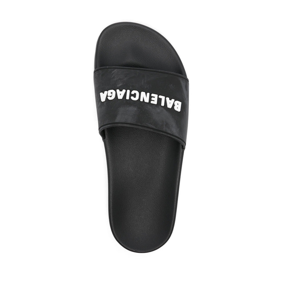 Balenciaga Black Flip-Flops & Slides Women - 3