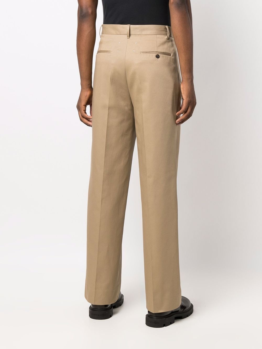 wide-leg tailored trousers - 4