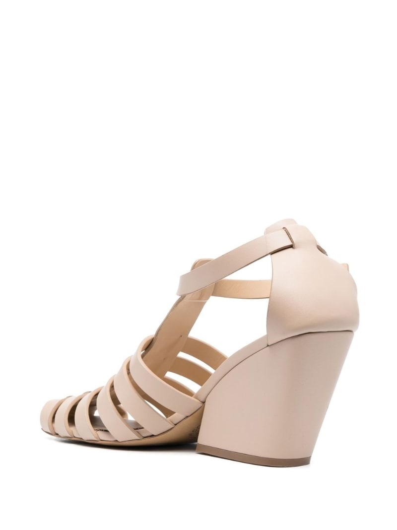 Stella McCartney Cowboy 90mm T-Bar Heeled Sandals | farfetch