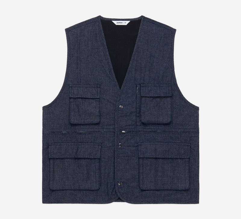 Field Vest - Indigo Ripstop - 1