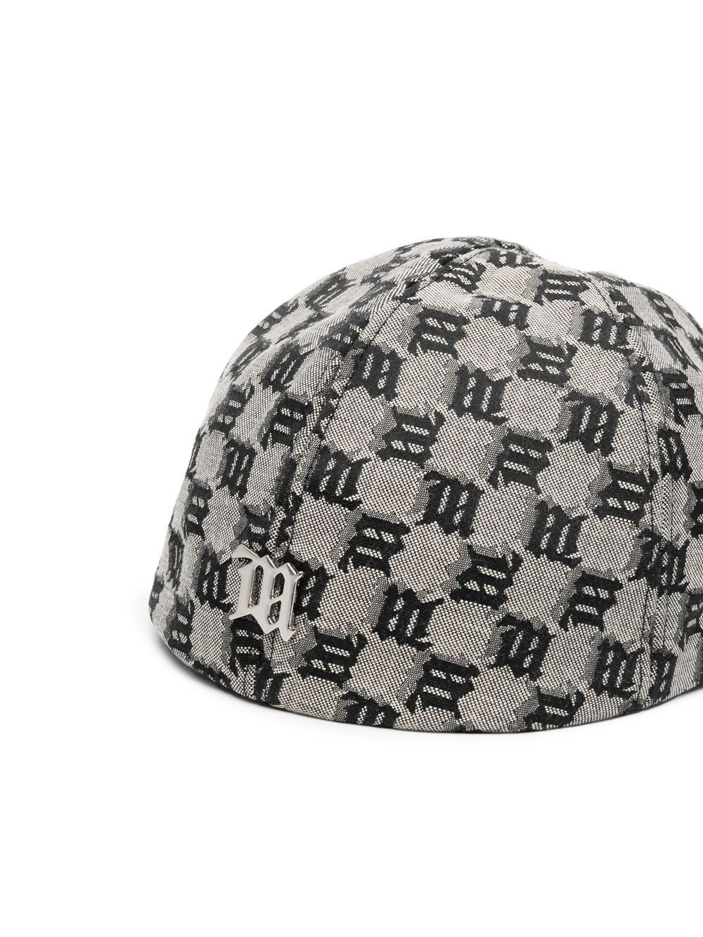 monogram-print driving cap - 2