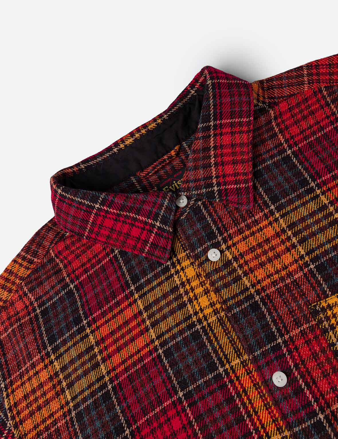 Seagull Print Regular Fit Flannel Check Shirt - 8