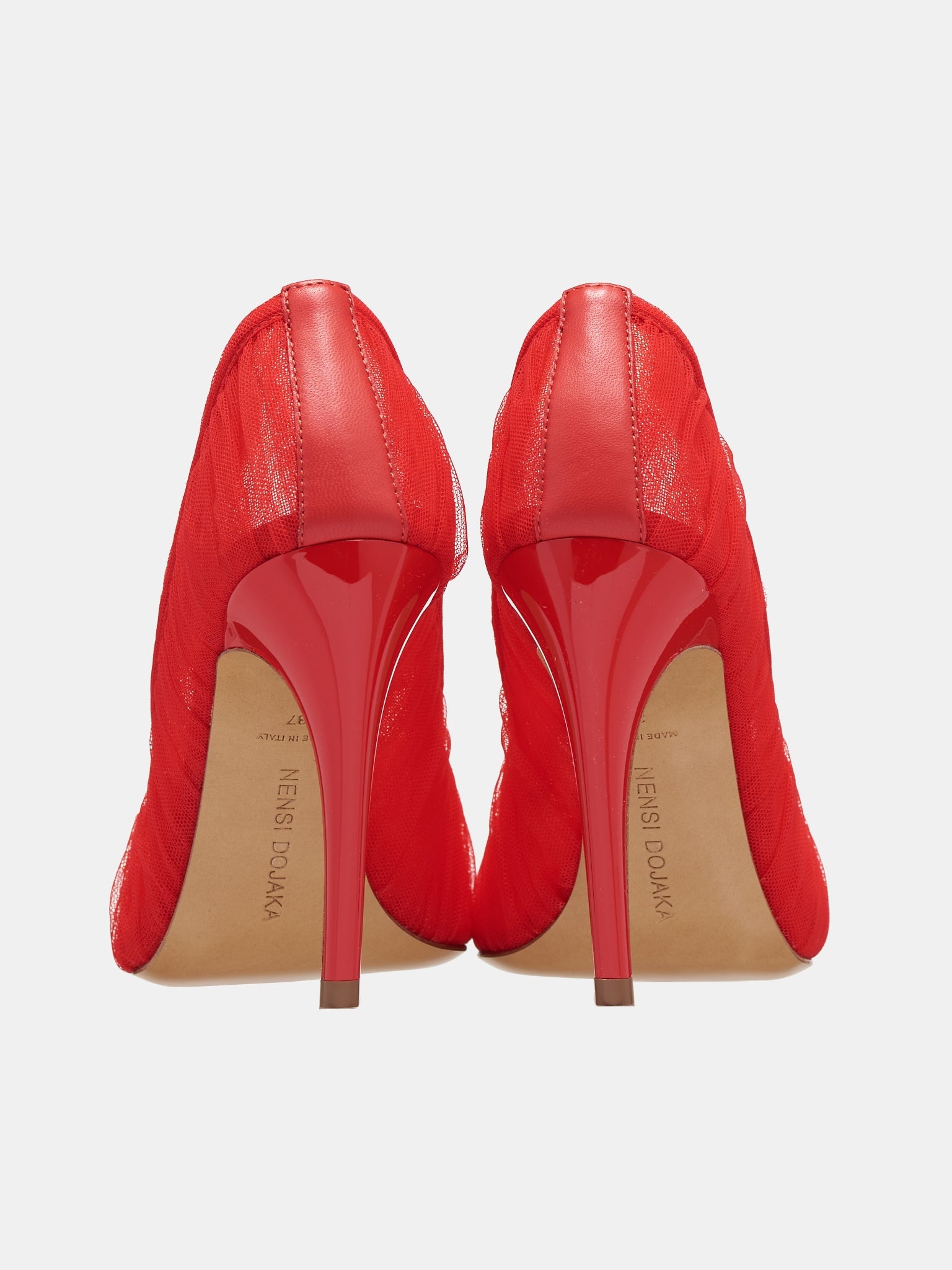 Tulle Stiletto Pumps - 4