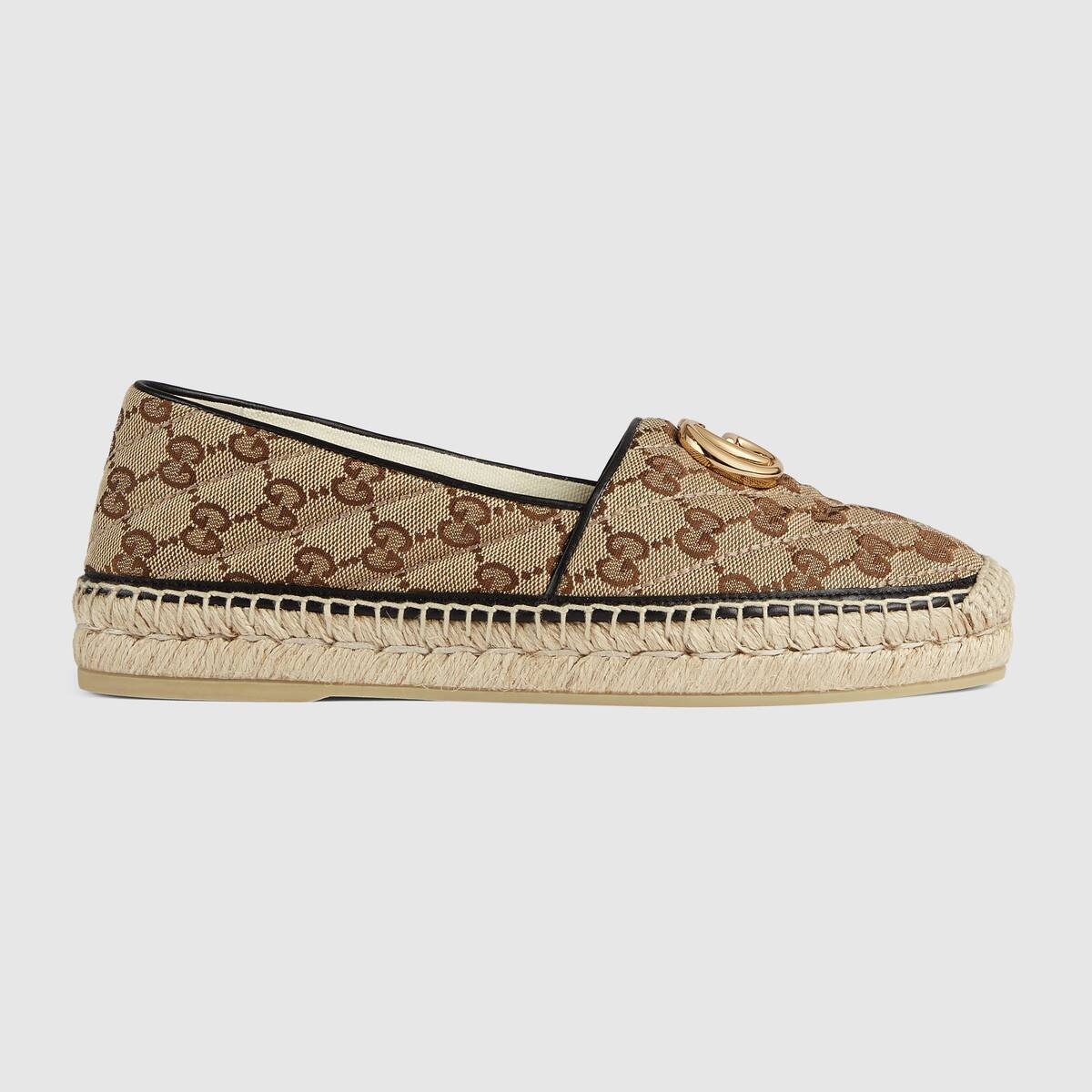 Women's GG matelassé canvas espadrille - 1