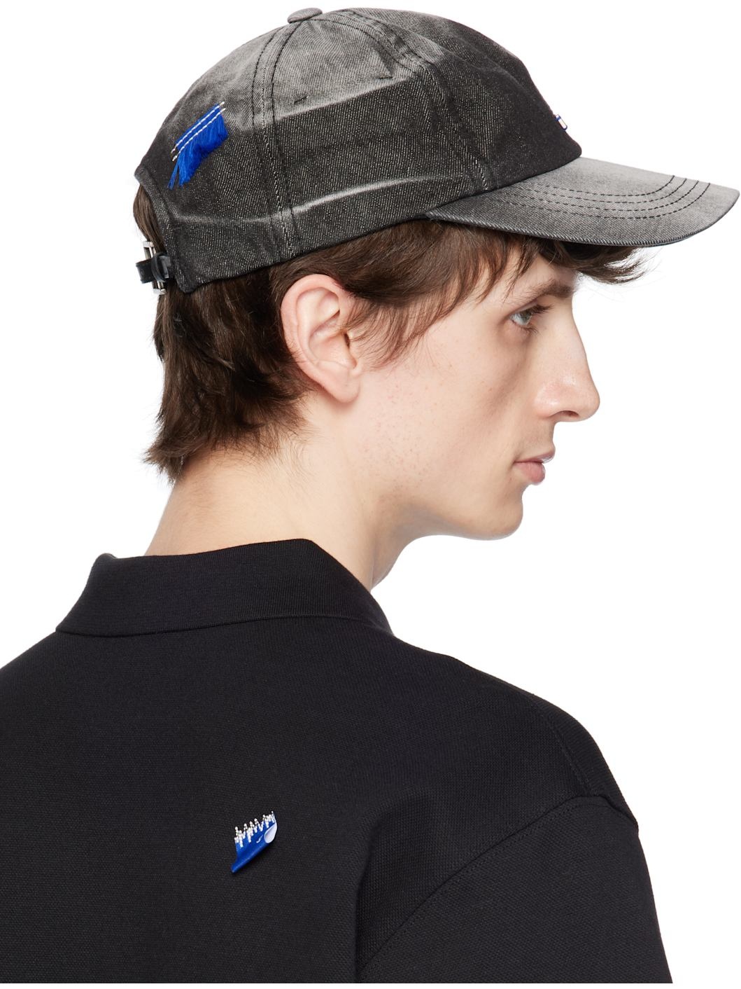Black Faded Cap - 3