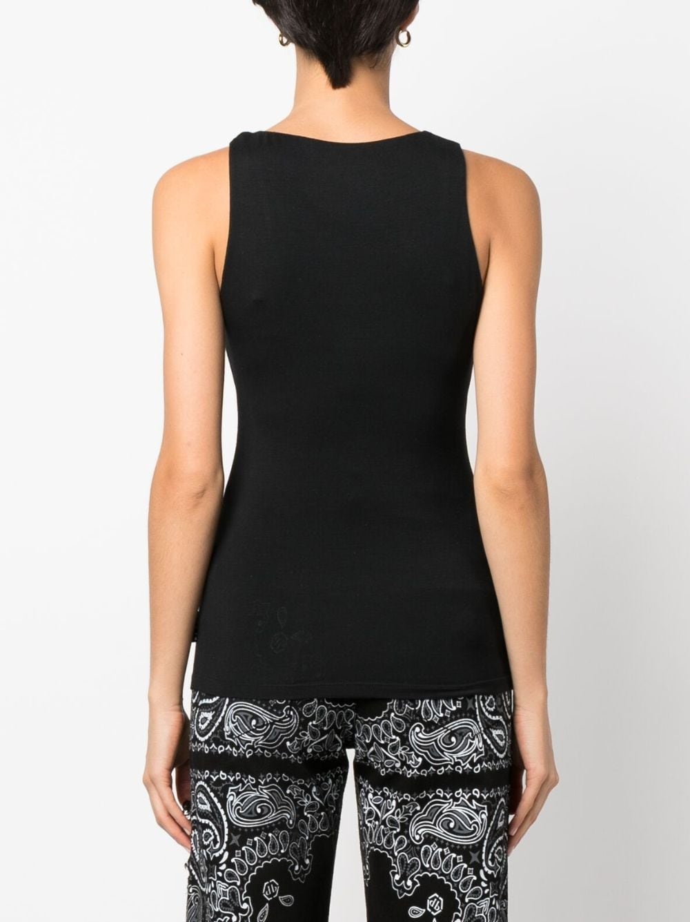 logo-patch tank top - 4