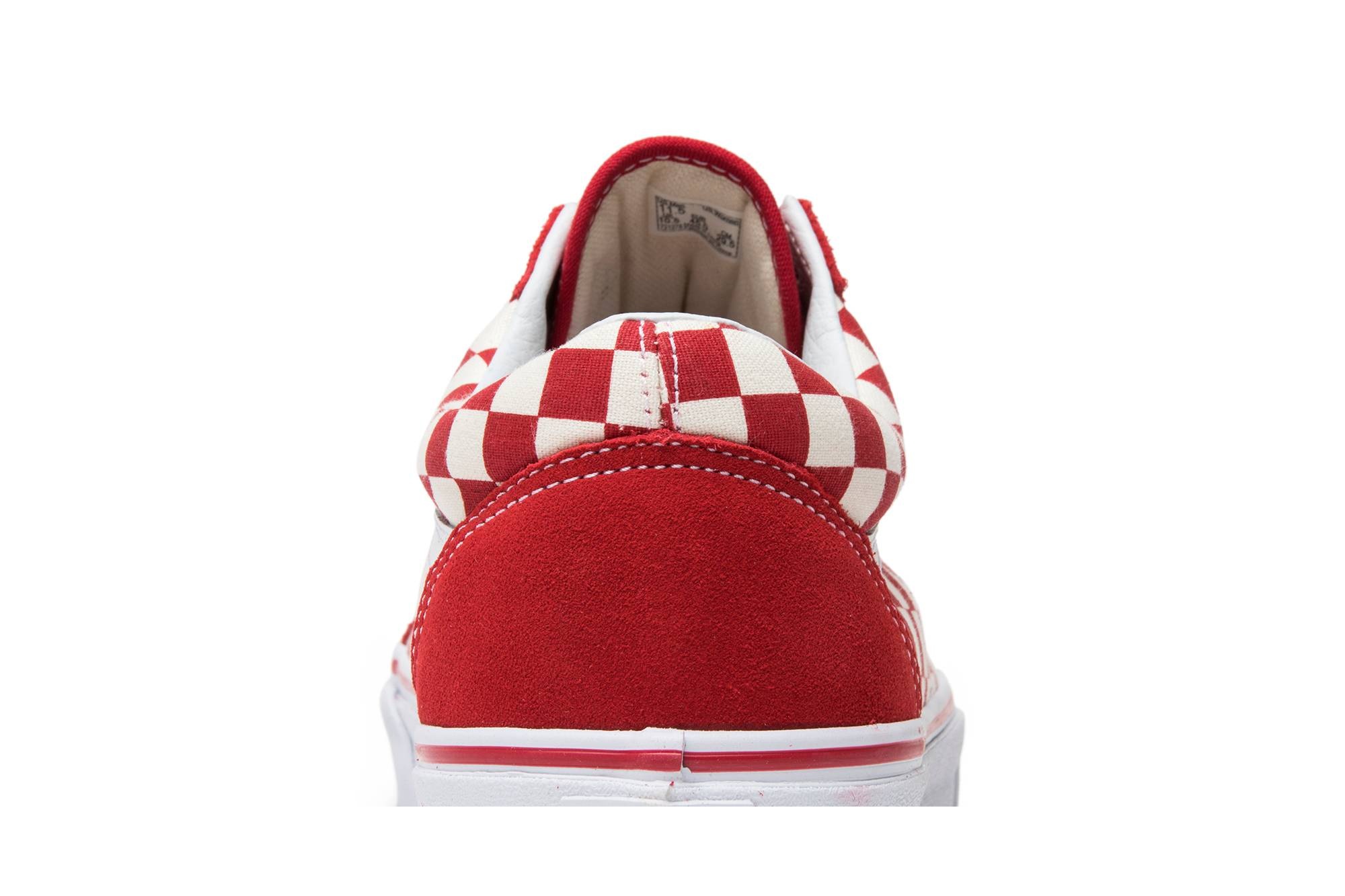 Old Skool 'Red Checkerboard' - 7