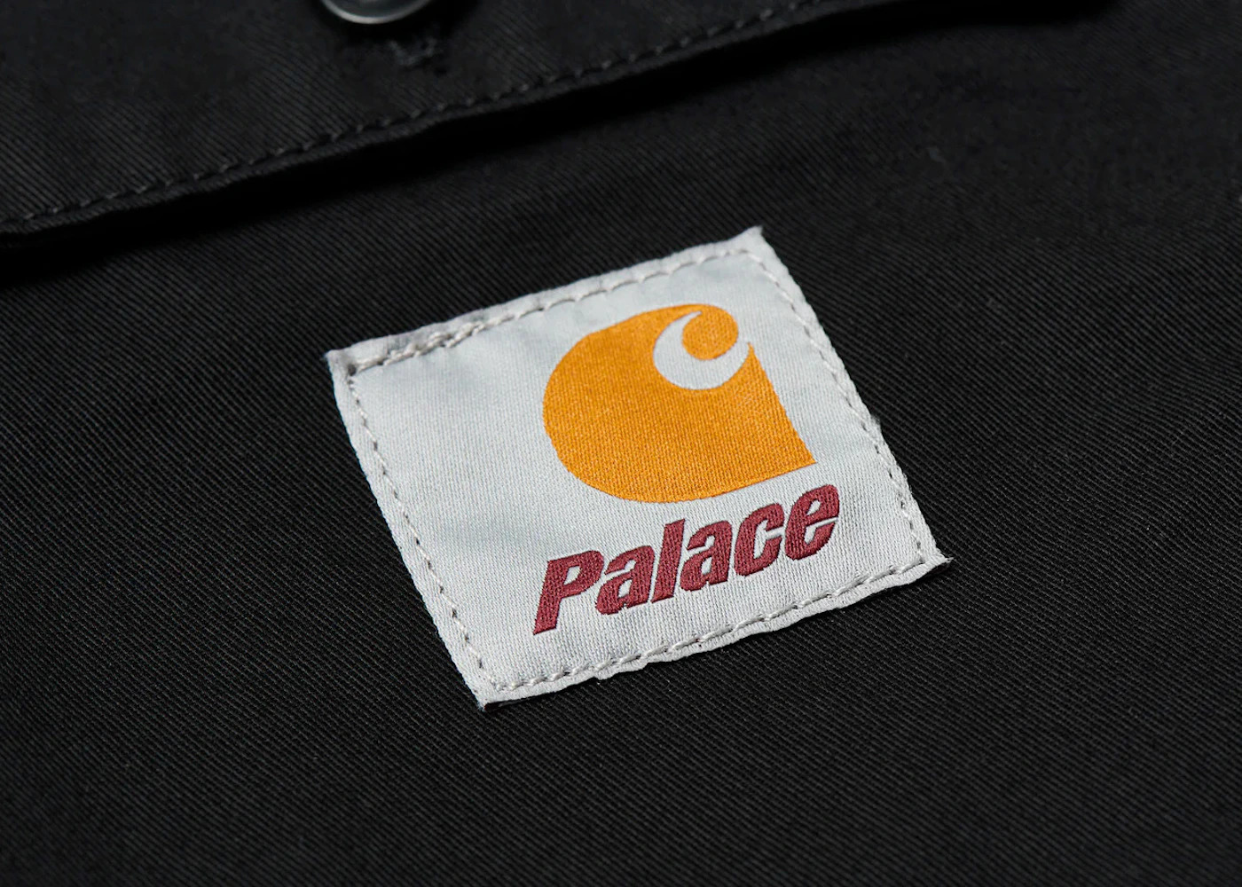 Palace x Carhartt WIP Longsleeve Master Shirt Washed Black - 3