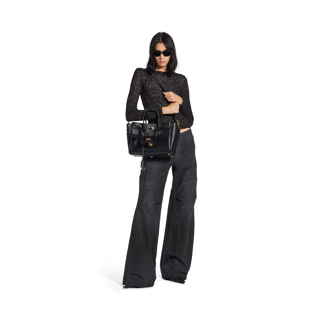 Women's Bel Air Small Carry All Bag  in Black - 7